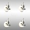 Service Caster 4 Inch 316SS Nylon Wheel Swivel 12mm Threaded Stem Caster Set Brake SCC SCC-SS316TS20S414-NYS-TLB-M1215-4 - alternate 1